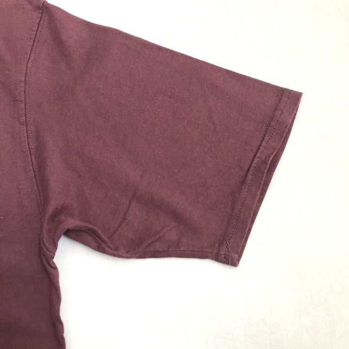 カーハート 古着 Tシャツ ワンポイントロゴ パープル M