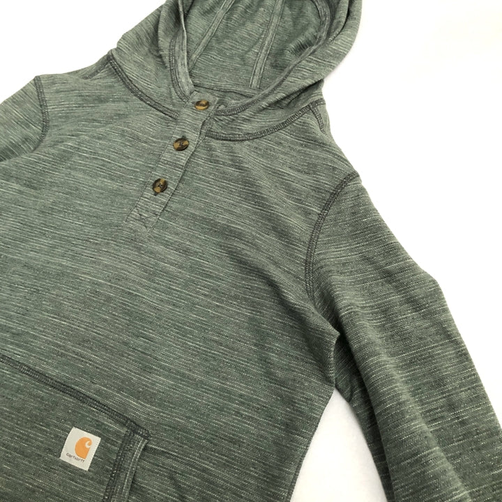 カーハート Carhartt ロンT ヘンリーネック フーディー メンズM