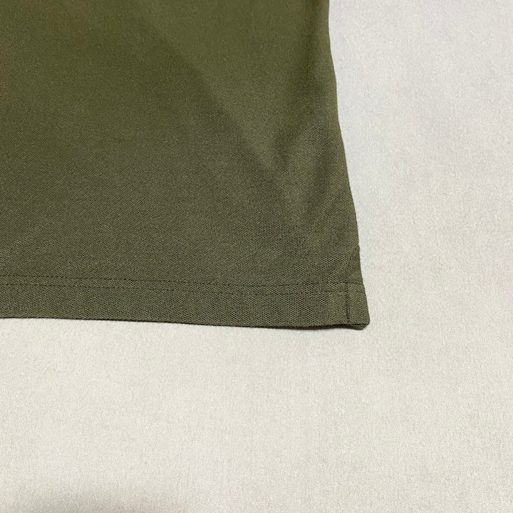 カーハート Carhartt 半袖ポロシャツ ワンポイントロゴ カーキ メンズL