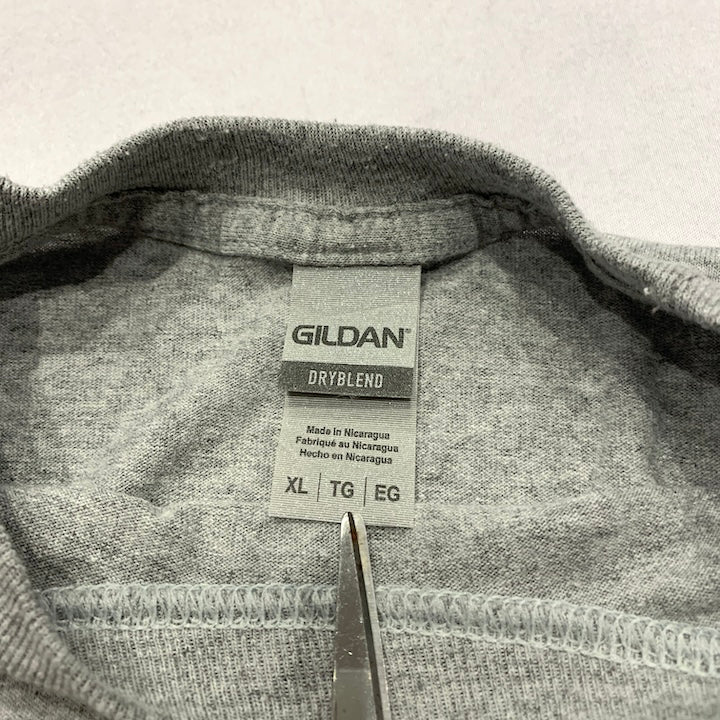 ギルダン GILDAN ロンT バスケットボール グレー メンズXL