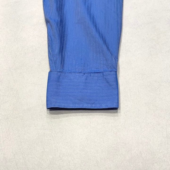 チャップス 古着 BDシャツ ブルー オーバーサイズ 2XL