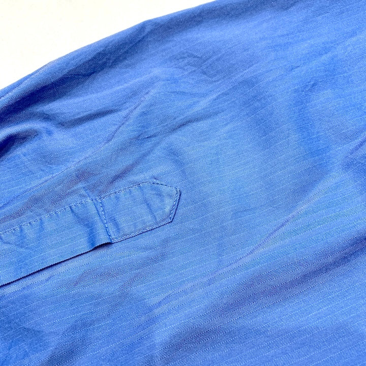 チャップス 古着 BDシャツ ブルー オーバーサイズ 2XL