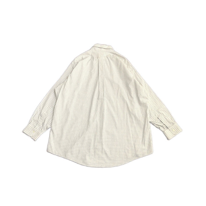 ブルックスブラザーズ 古着 BDシャツ ホワイト チェック 2XL