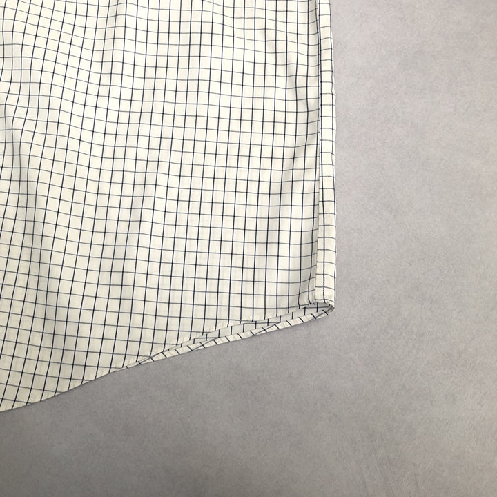 ブルックスブラザーズ 古着 BDシャツ ホワイト チェック 2XL