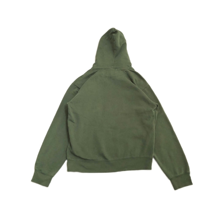 GRAR パーカー カレッジ系 グリーン フーディー メンズS