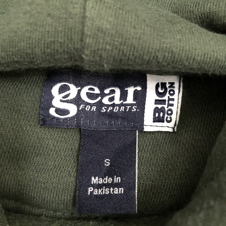 GRAR パーカー カレッジ系 グリーン フーディー メンズS