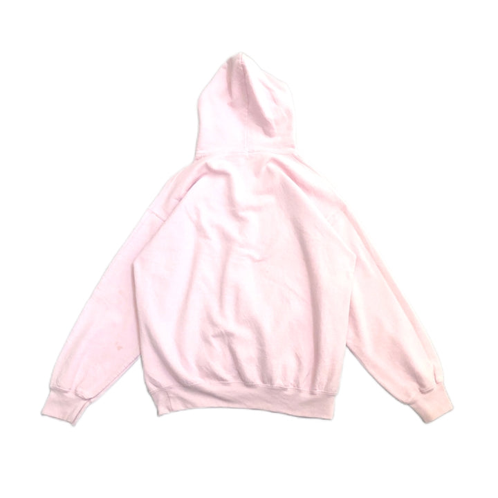 ノーブランド 古着 パーカー フーディー ピンク フィラデルフィア L