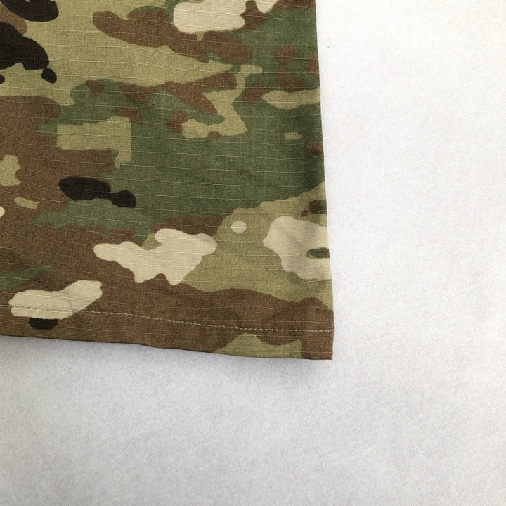 ノーブランド 古着 ミリタリージャケット 迷彩 ミリタリー XL