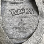 ポケモン 古着 Tシャツ アニメT ピカチュウ グレー L