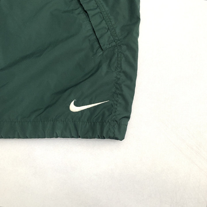 ナイキ NIKE ナイロンジャケット ビッグロゴ ブラック メンズXL