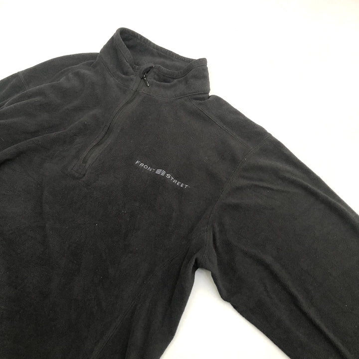 コロンビア Columbia フリース ハーフジップ ブラック メンズL