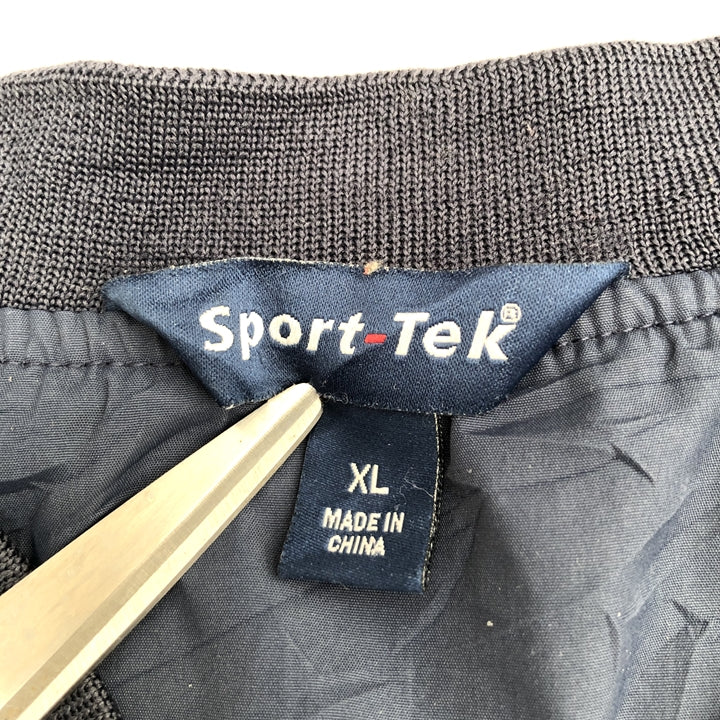 スポーツミックス ナイロンプルオーバー 企業ロゴ ネイビー メンズXL相当