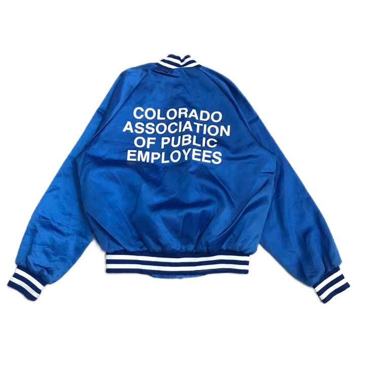 ノーブランド 古着 スタジャン ブルー USA製 Ｌ