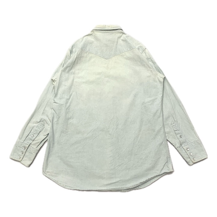 カーハート 古着 長袖シャツ ウエスタンシャツ ゆるダボ XL