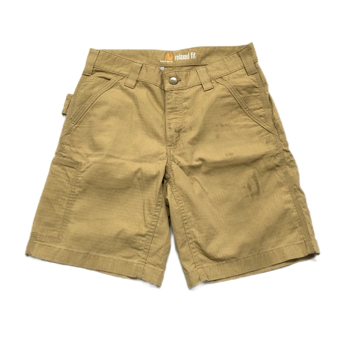 カーハート 古着 ハーフパンツ ワークパンツ ベージュ M