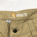 カーハート Carhartt ハーフパンツ ワークショーツ ベージュ W32 メンズM相当