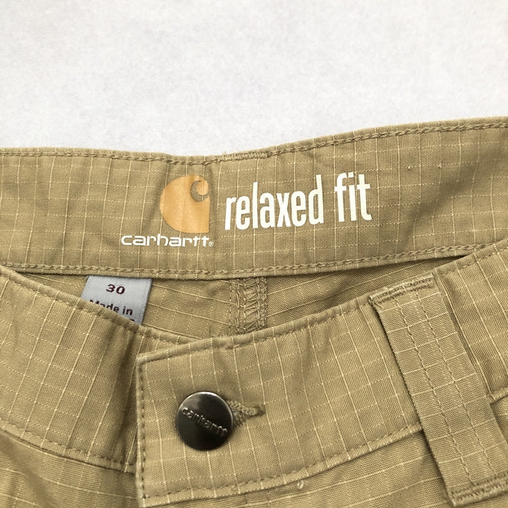 カーハート Carhartt ハーフパンツ ワークショーツ ベージュ W32 メンズM相当