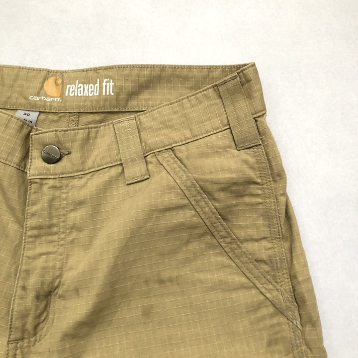 カーハート Carhartt ハーフパンツ ワークショーツ ベージュ W32 メンズM相当
