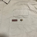 カーハート 古着 半袖シャツ ワークシャツ ベージュ XXL