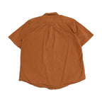 カーハート Carhartt 半袖シャツ ワンポイントロゴ グレー メンズM