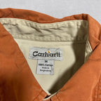 カーハート Carhartt 半袖シャツ ワンポイントロゴ グレー メンズM