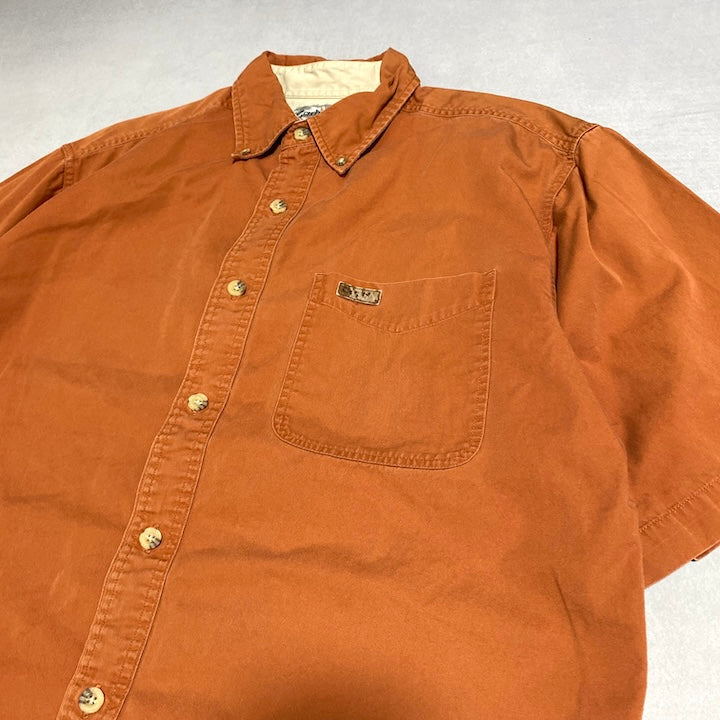 カーハート Carhartt 半袖シャツ ワンポイントロゴ グレー メンズM