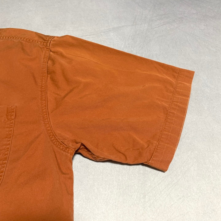カーハート Carhartt 半袖シャツ ワンポイントロゴ グレー メンズM