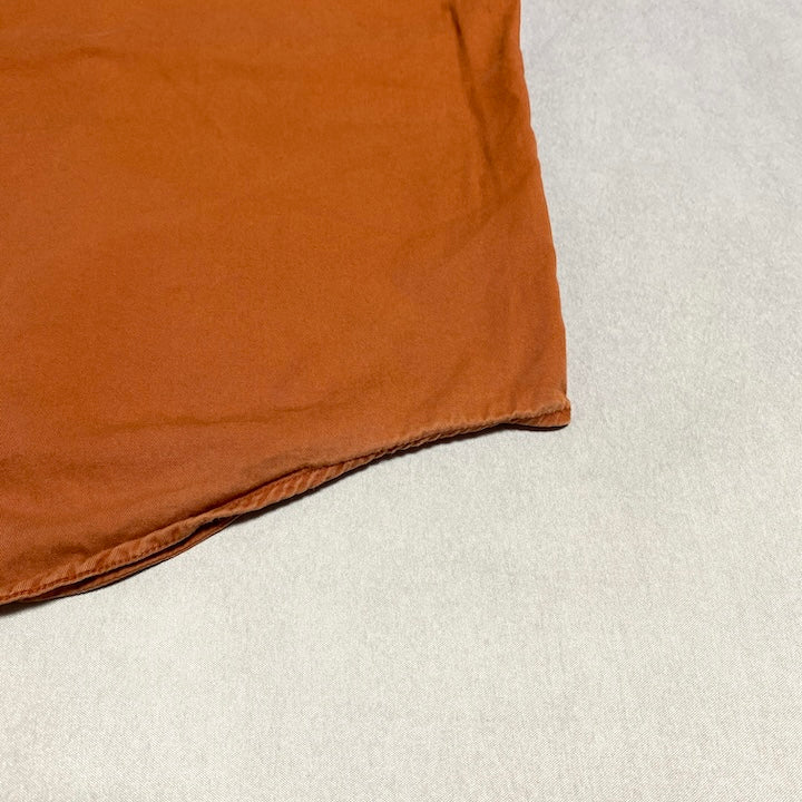 カーハート Carhartt 半袖シャツ ワンポイントロゴ グレー メンズM
