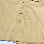 カーハート Carhartt 半袖シャツ ワークシャツ イエロー 黄 無地 メンズL