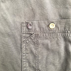 カーハート 古着 長袖シャツ オーバーサイズ 刺繍ロゴ 2XL