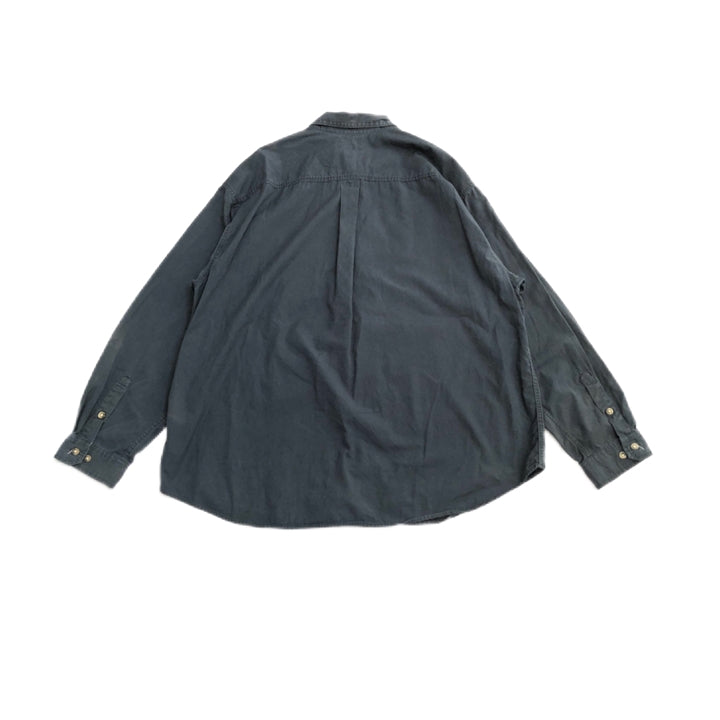 カーハート 古着 長袖シャツ オーバーサイズ 刺繍ロゴ 2XL