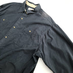 カーハート 古着 長袖シャツ オーバーサイズ 刺繍ロゴ 2XL