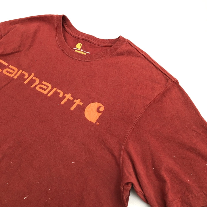 カーハート 古着 Tシャツ オーバーサイズ ビッグロゴ L