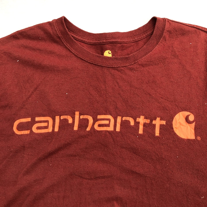 カーハート 古着 Tシャツ オーバーサイズ ビッグロゴ L