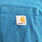 カーハート 古着 Tシャツ ワンポイントロゴ ポケット L