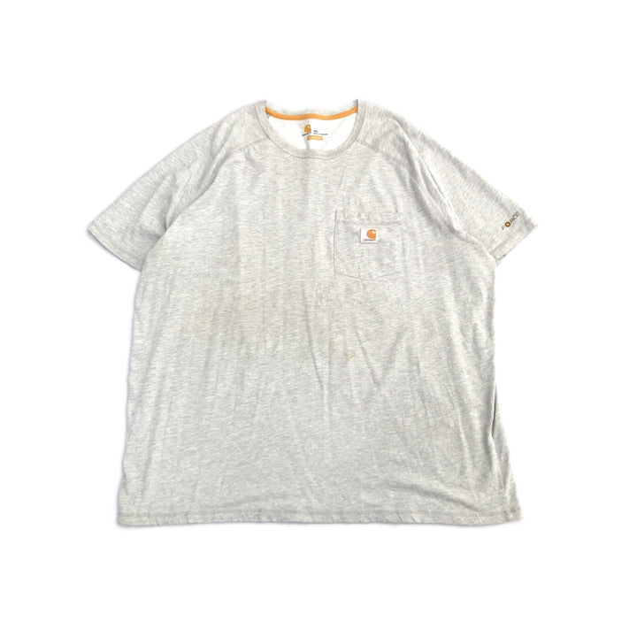 カーハート 古着 Tシャツ FORCE ワンポイントロゴ XXL