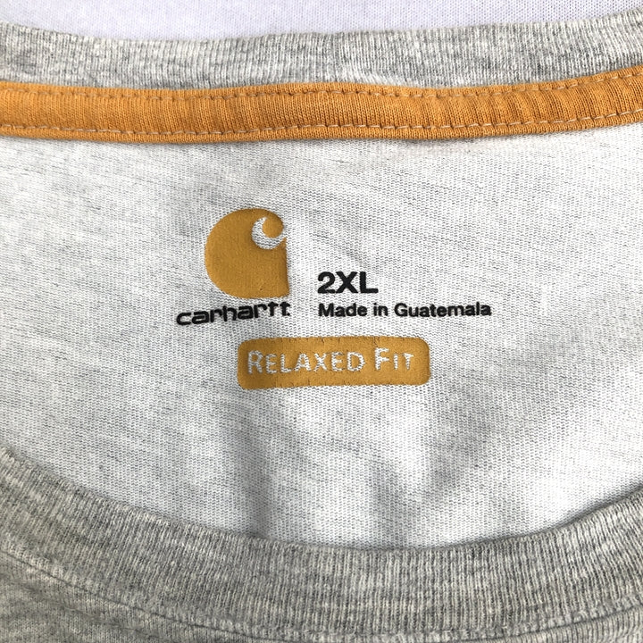 カーハート 古着 Tシャツ FORCE ワンポイントロゴ XXL