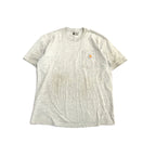 カーハート 古着 Tシャツ ワンポイントロゴ ポケット M