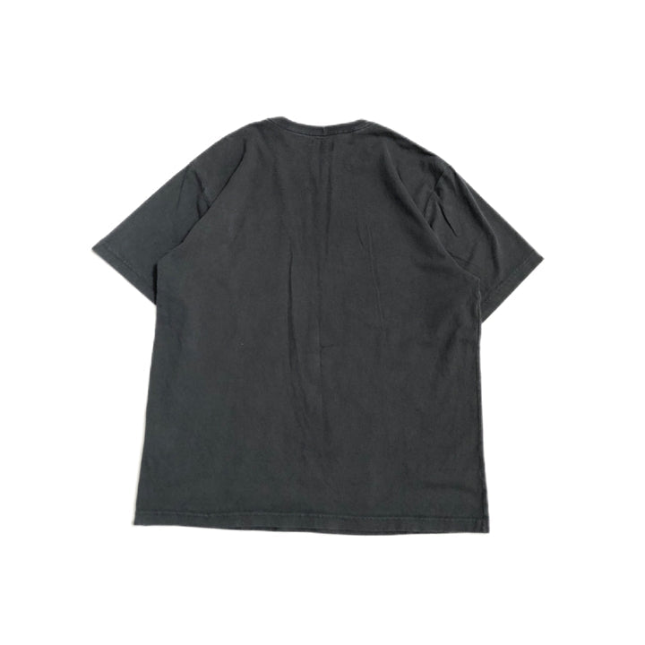 カーハート 古着 Tシャツ ワンポイントロゴ ネイビー M