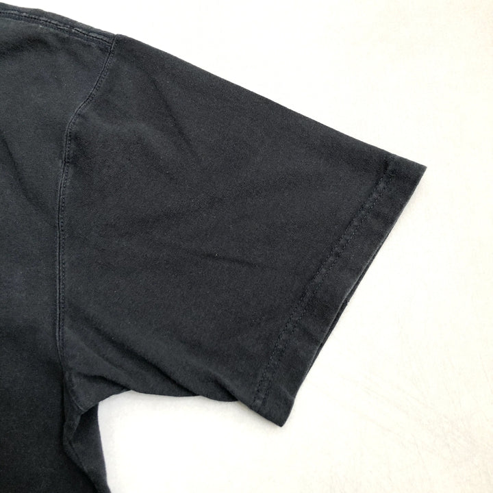 カーハート 古着 Tシャツ ワンポイントロゴ ネイビー M