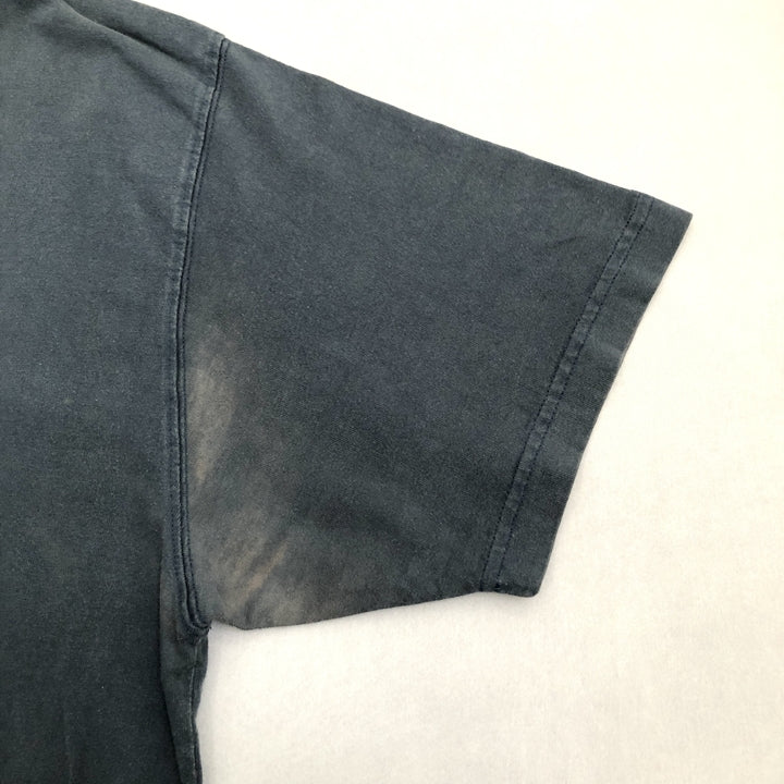 カーハート 古着 Tシャツ ビッグロゴ ブルー XL