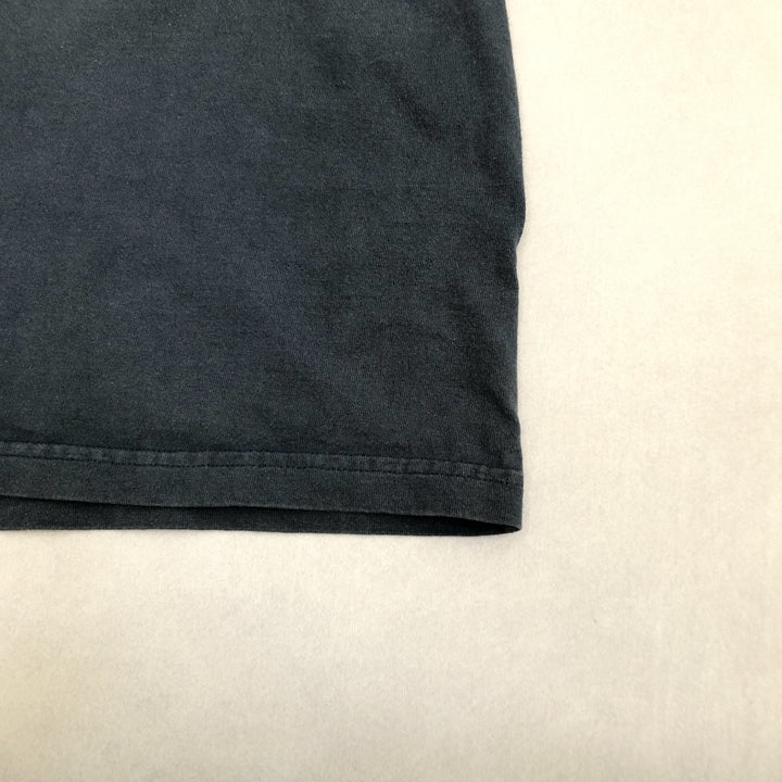 カーハート 古着 Tシャツ ビッグロゴ ブルー XL