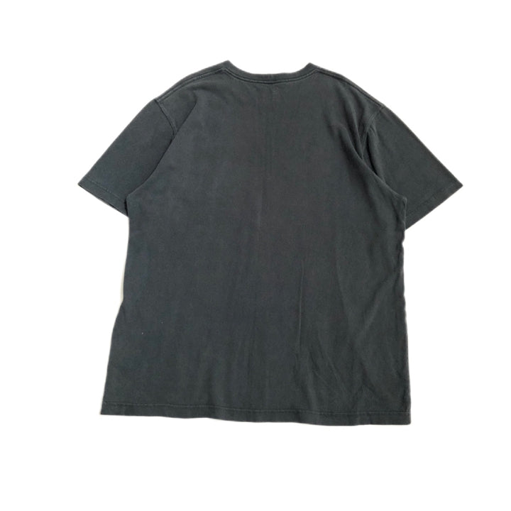 カーハート 古着 Tシャツ ワンポイントロゴ ネイビー L