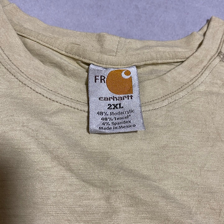 カーハート 古着 Tシャツ FORCE ワンポイントロゴ XXL