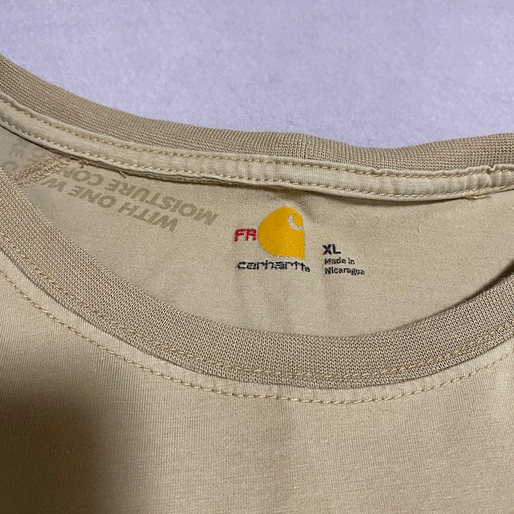 カーハート 古着 Tシャツ FORCE ワンポイントロゴ XL