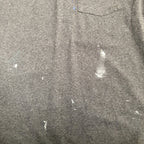 カーハート 古着 Tシャツ ワンポイントロゴ ダークグレー L