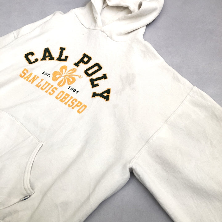 ラッセル Russell Athletic パーカー カリフォルニア ホワイト メンズXL