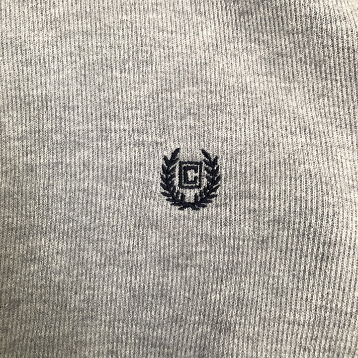 チャップス 古着 ニット ハーフジップ セーター 刺繍ロゴ L
