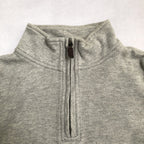 チャップス 古着 ニット ハーフジップ セーター 刺繍ロゴ L