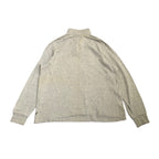 チャップス 古着 ニット ハーフジップ セーター 刺繍ロゴ L